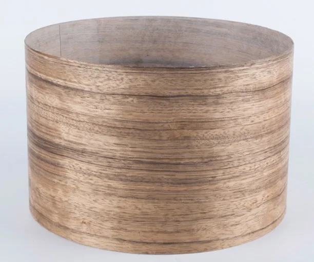 Length  2.5Meters Roll  Thickness 0.25-0.3mm  Width 15cm  Natural Ebony Wood Veneer Furniture Veneerwith Nonwoven fabric