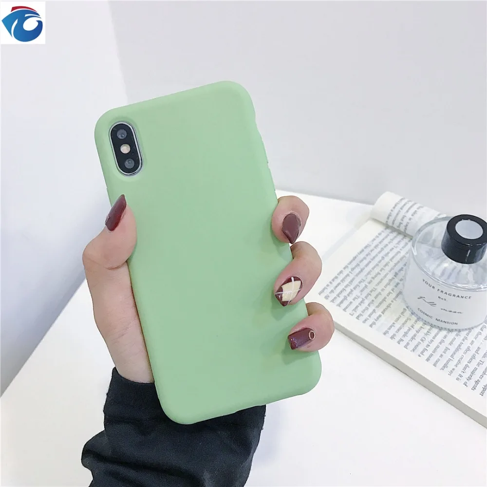 HUANQING Luxury Liquid Silicone Case For iPhone 7 6 Plus Phone Cover for Apple iPhone 8 6s Plus X XS XS MAX XR Protection Phone Case03
