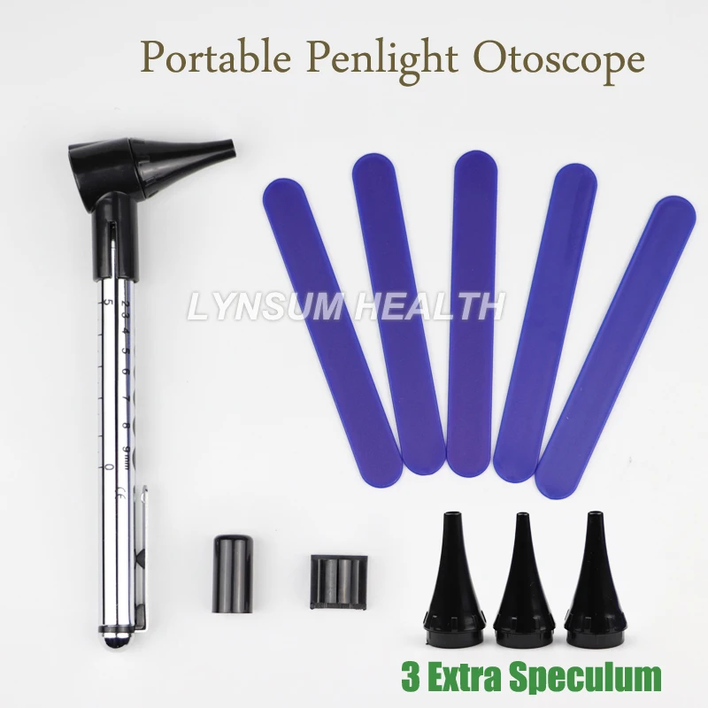 LED Pen Light Ear Care Professional Mini Medical Diagnostic Flashlight