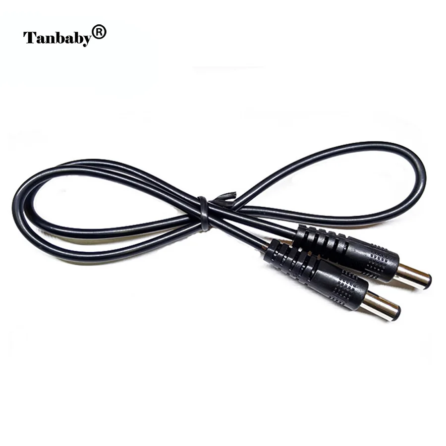 

DC extension cable wire 1Meter long male to Male connector 5.5*2.1 cable 5.5*2.1 male to male wire Black