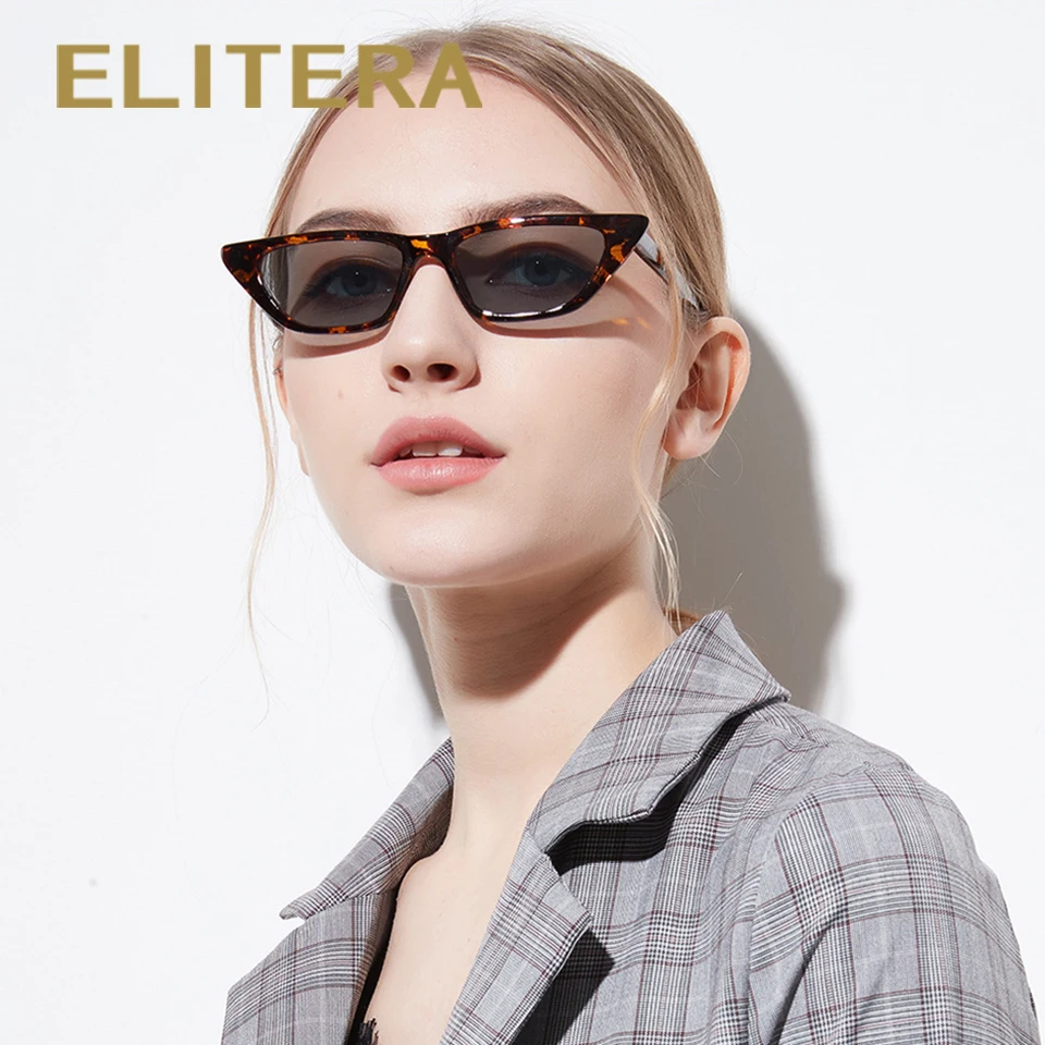 

ELITERA Fashion Women Cat Eye Sunglasses UV400 Small Lens Vintage Frame Retro Shades Sun Glasses Eyewear