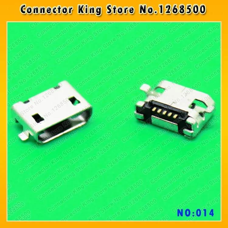 

ChengHaoRan 100PCS New DC Power Jack Micro USB Port Plug Socket for netbook/ tablet pc/mobile/Millet Phone 5pin,MC-014