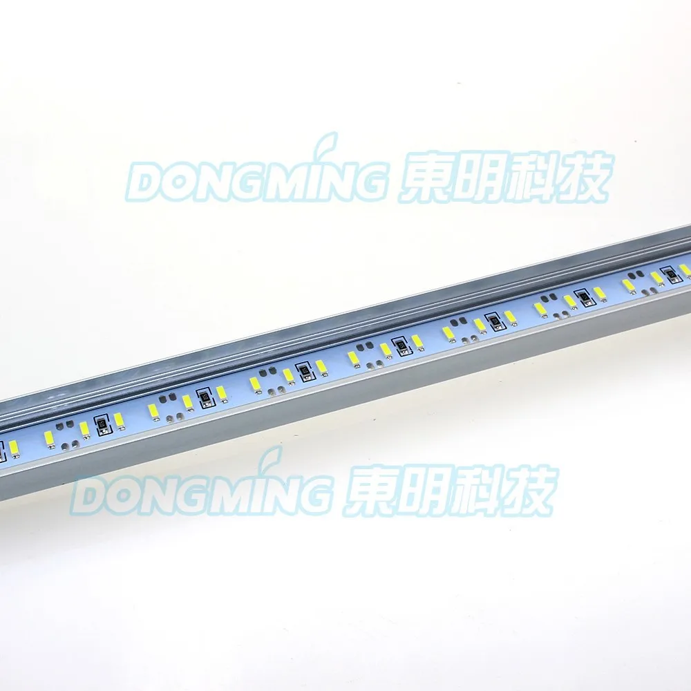 Алюминий U/V Профиль 1 м LED Жесткий полосы 4014 SMD 144 СИД Luces бар свет 12 В кухня ювелирные витрина свет холодный белый