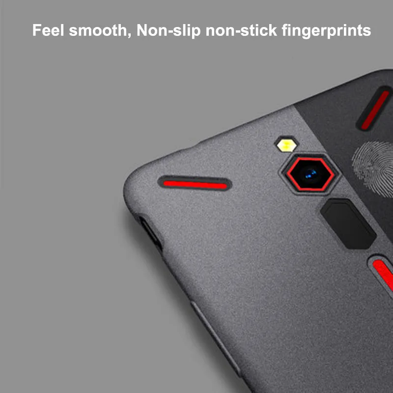 Рок песок чехол для zte Нубия Красная Магия NX609J тонкий перламутровый скраб песчаник мягкий матовый чехол из ТПУ Красная Магия противоударный чехол Fundas