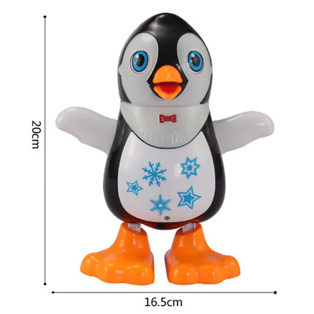 Электрический мигающий светодиодный звуковой танец фигурка пингвина игрушки-качели животные Дети развивающая музыкальная игрушка лучший