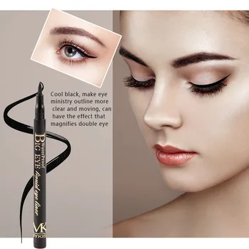 

Eyeliner pencil waterproof pen Quick Dry and Natural Factors Big Eyes Series Cool Black Sweat Proof Liquid Eyeliner Y524