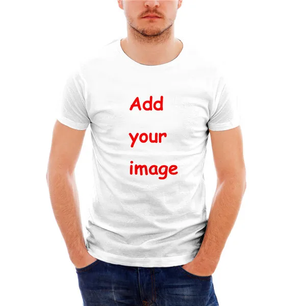 Customized Image LOGO Print Men's T-shirt Customize and Logo Printing | Мужская одежда