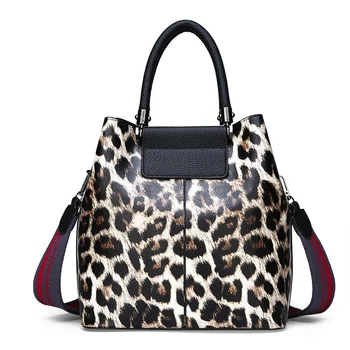 

WILIAMGANU Women Messenger Bag Pu Leather Leopard Big Crossbody Lady Handbag Shoulder Bag Luxury Handbags Women Bags Designer