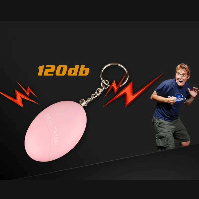 self defence 120db Anti Lost alarm wolf self defense Safety Personal personal alarm Panic Rape Attack Alarm Bell security alarma