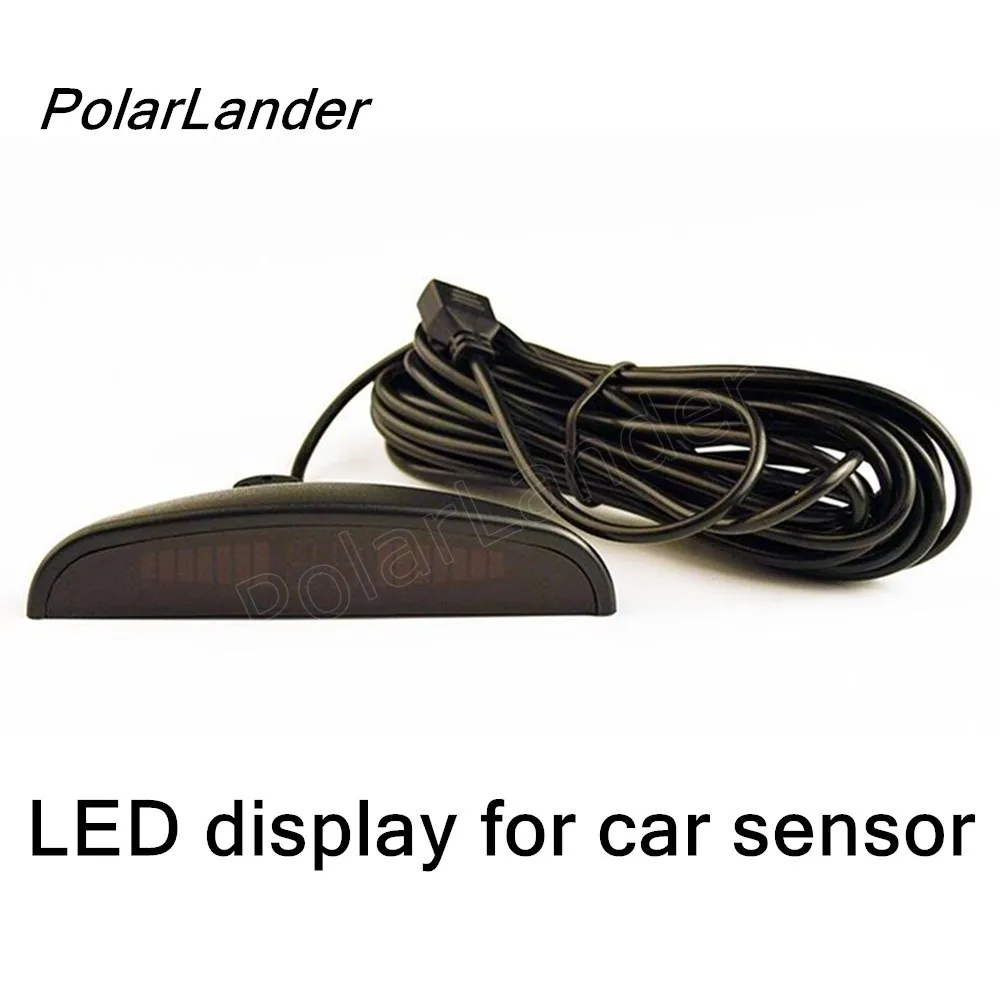 

PolarLander the new product 12V Auto Reversing LED display for Car Parking Radar Sensor system reverse radar accessory