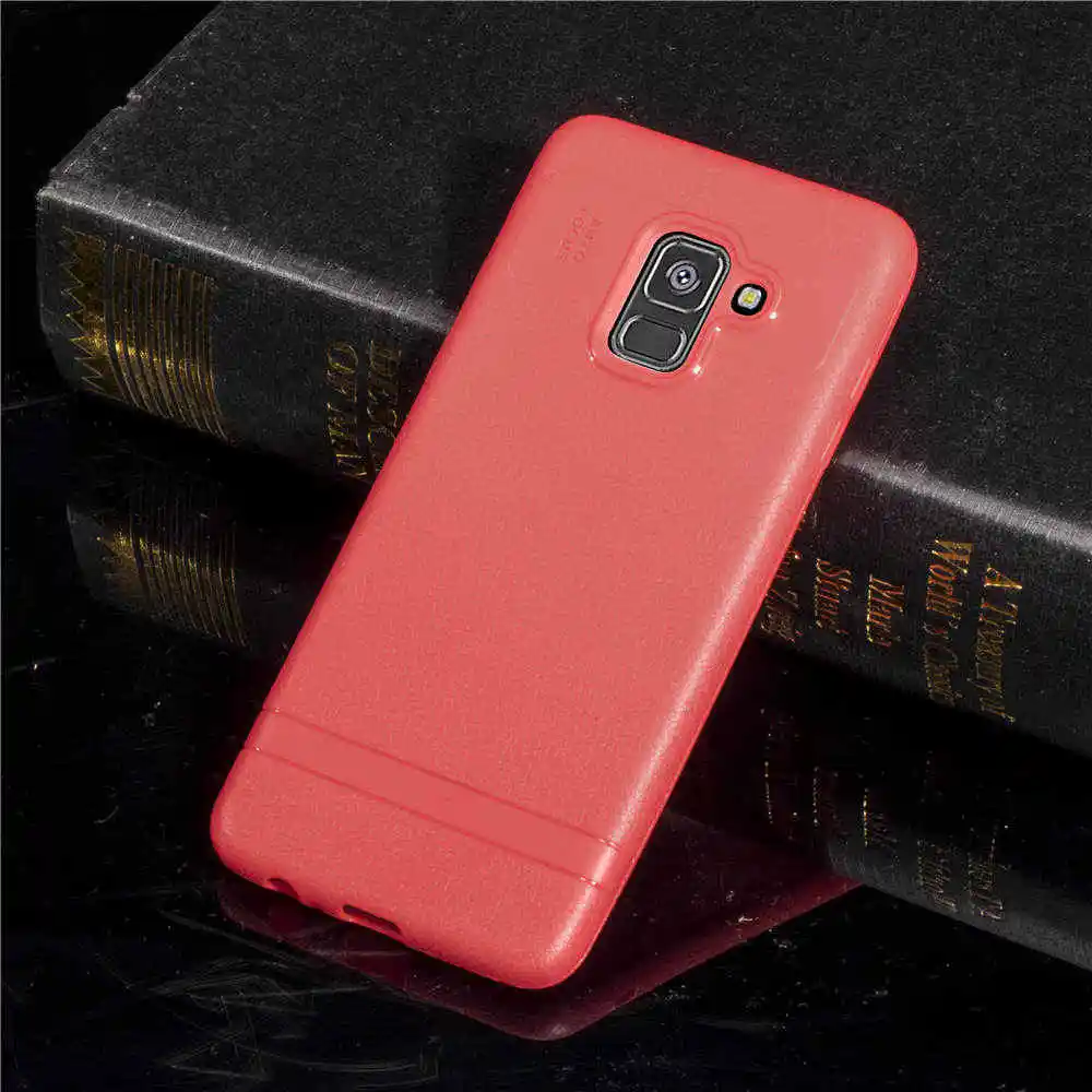 Мягкий чехол из ТПУ для Samsung Galaxy A5 A8 2018 A530 A6 A600 + A7 A750 задняя крышка чехлы A72018 A6plus A605