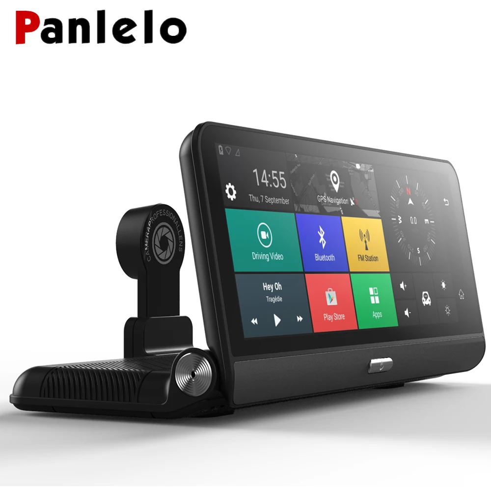 Круто!!!! Panlelo Авто gps 1280*400 7 84 дюймов 3g автомобиля Android 5 0 навигации с Камера Bluetooth