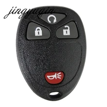 Jingyuqin 4 кнопки бесключевого входа дистанционного ключа оболочки для BUICK Terraza 2005-2007 для G-M/GMC Chevrolet PONTIAC 3 BTN+ Panic
