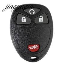 Jingyuqin – coque de clé à distance, 4 boutons, pour BUICK terra 2005 – 2007 pour G-M /GMC Chevrolet optiac 3 BTN + panique