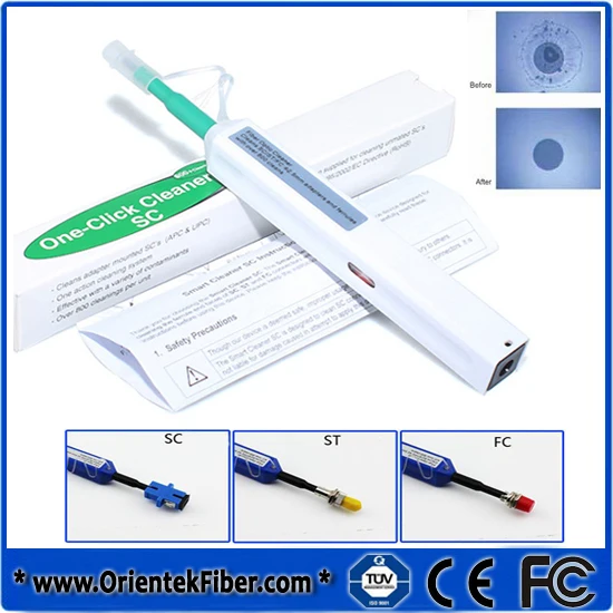 Fiber Optic Cleaner SC One Click Cleaner Fiber Optic Connector cleaning ...