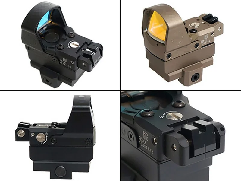 Tático Airsoft Óptico Reflexo Red Dot Sight Scope qd Montar Caça Pistola Rifle Glock 1911 Cqc dp Pro 6 Esporte e Lazer