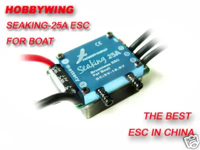 

Hobbywing Seaking-25A Brushless ESC for Boat Version2.0