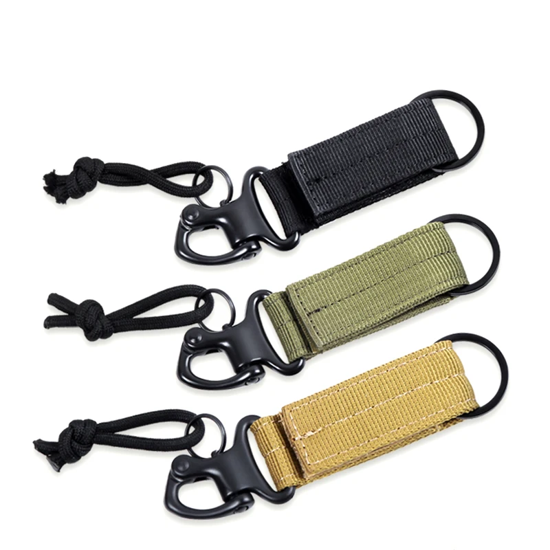 EDC-Outdoor-Military-Tactical-Equipment-Key-Chain-Nylon-Ribbon-Hanging-Buckle-Olecranon-Hook-Belt-Carabiner-Backpack (4)