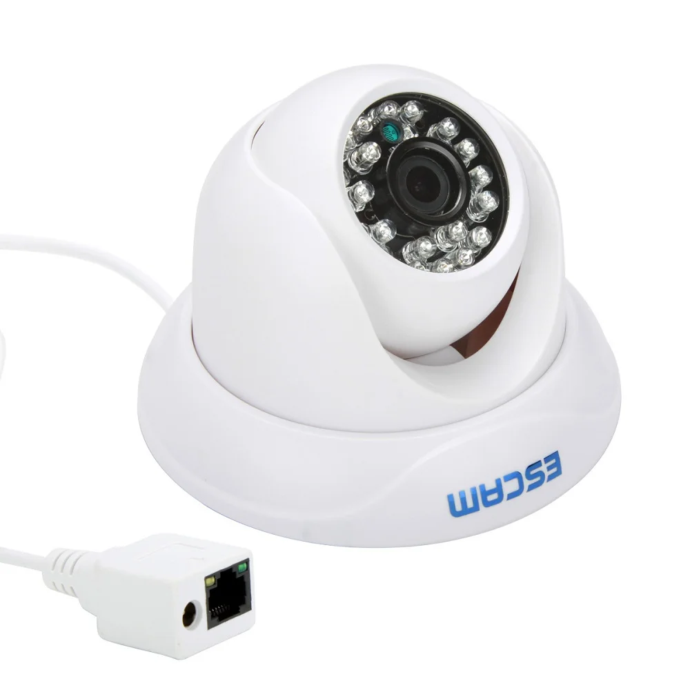 Escam Snail QD500 onvif комнатная и уличная камера p2p hd видеонаблюдения Маскировочная с