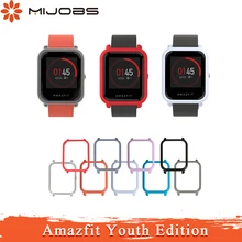 Защитный чехол Mijobs Amazfit для Xiaomi Huami Amazfit Bip BIT PACE Lite Youth Smart watch ремешок пластиковый корпус ПК Бампер