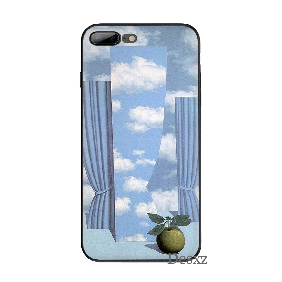 Мобильный чехол для телефона для iPhone 11 Pro XR X XS Max iPhone 6 6S 7 8 Plus 5 5S SE чехол Rene Magritte сумка корпус - Цвет: B7