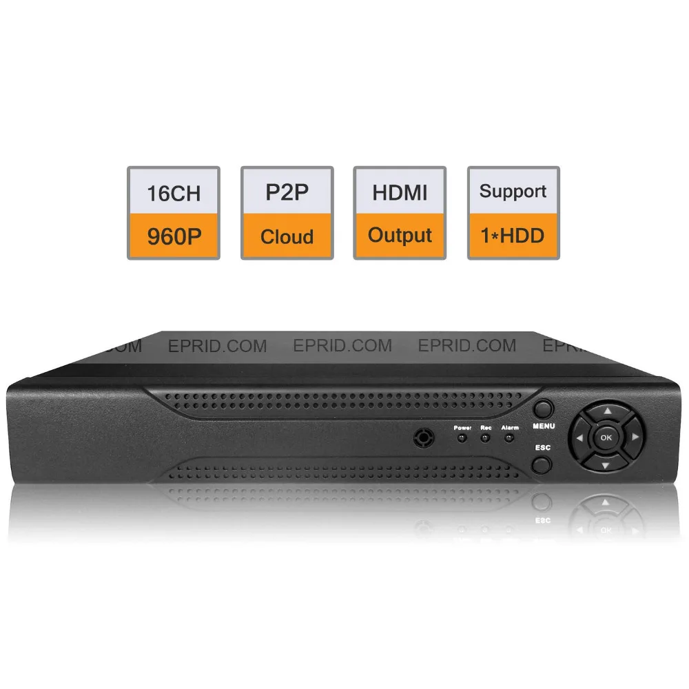 

16CH HD 960P HDMI CCTV P2P Cloud Security Surveillance 1U NVR ONVIF