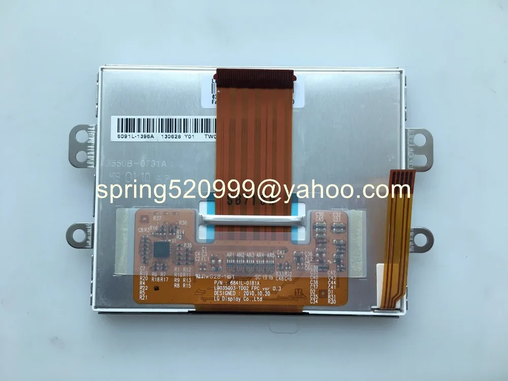 3.5 дюймов ЖК-дисплей Дисплей lb035q03-td02 lb035q03 TD02 lb035q03(TD)(02) экран для автомобиля DVD GPS навигации