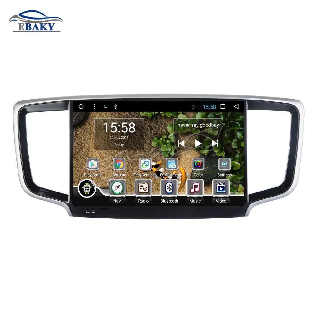Best NaviTopia 10.1inch 1GB/2GB RAM Quad Core/Octa Core Android 7.1/8.1 Car DVD Radio for Honda Odyssey 2015 with GPS/wifi/maps 1