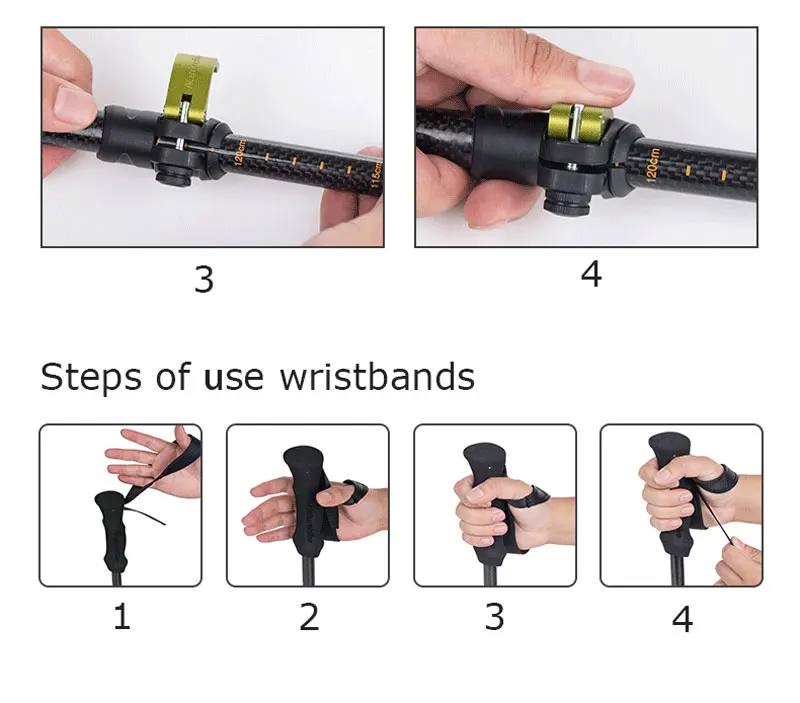 Vara de Carbono Naturehike Dobrável Bengala Ajustável Pólo Portátil Caminhadas Alpenstocks Trekking Escalada Varas Luz 21 ajustável pólo portátil caminhadas alpenstocks dobrável trekking escalada varas