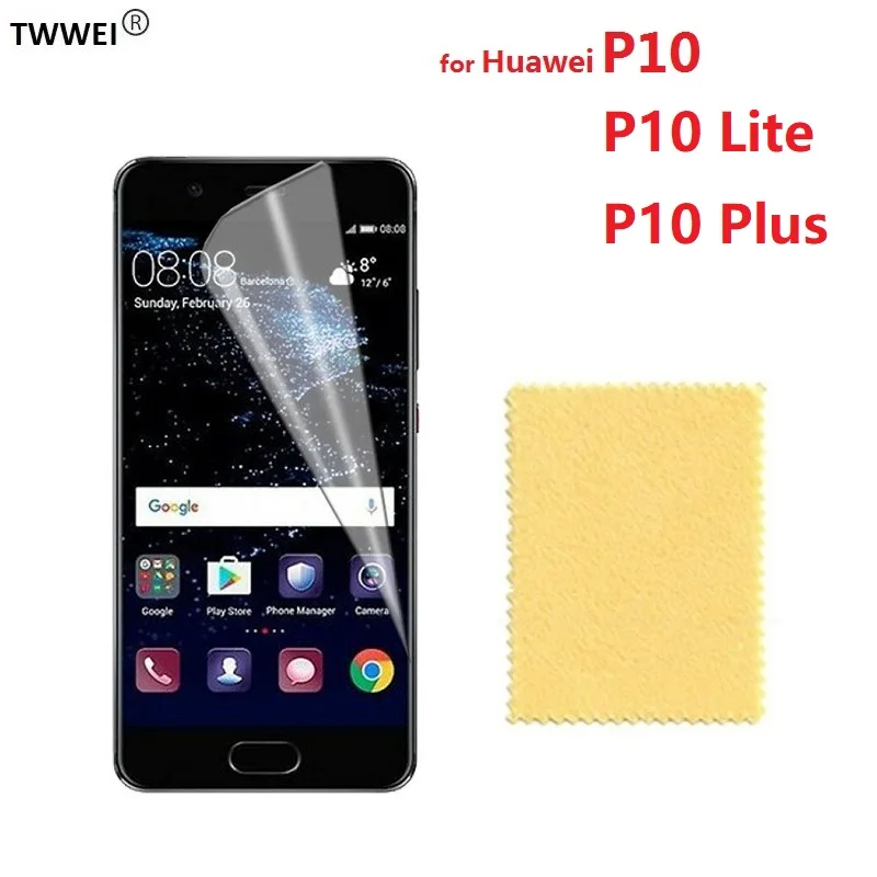 

Glossy Clear LCD Screen Protector for Huawei P10 Lite Plus Protective Film on for Huawei P10 Lite Screen Protector Film Foil