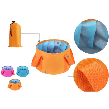 

Outdoor Portable Folding Storage Bag Multi-Function Modern Home Travel Wash Basin Wash Bag Abroad Travel Supplies