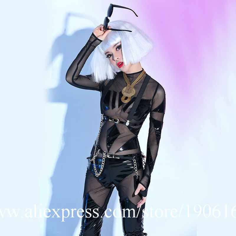 Bar nightclub female singer female dj modern dance party model stage costume4