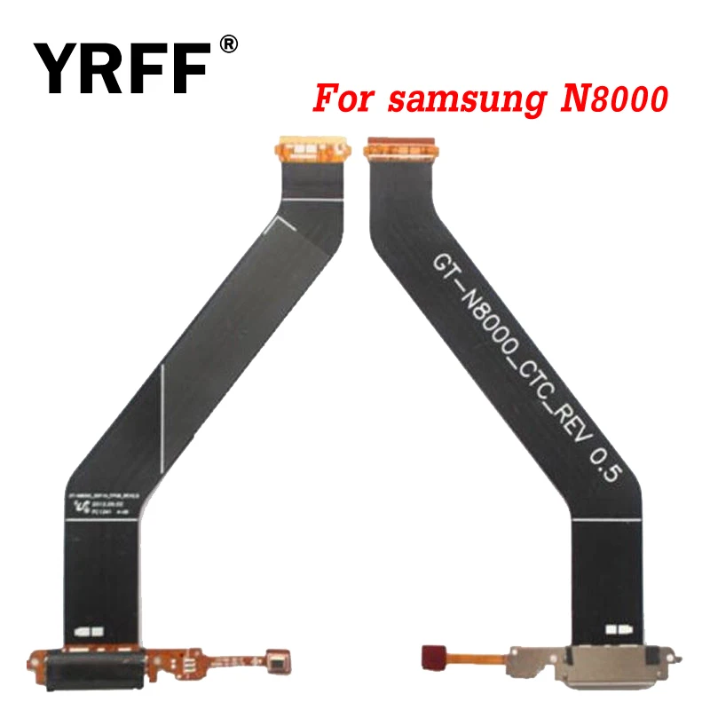 

YRFF Charger Port USB Charging Dock Connector Flex Cable For Samsung Galaxy Note 10.1 GT-N8000 0.5 0.4