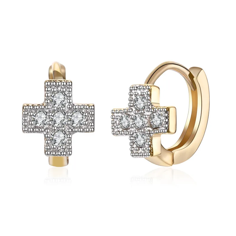 Clip Earring of KJ KZCE244, fine jewelry earring in champagne gold