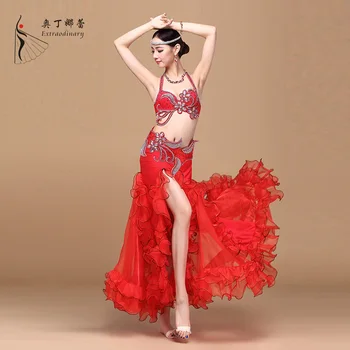 

Stage Dance Wear Hand-Beaded High Quality Belly Dance Costume
