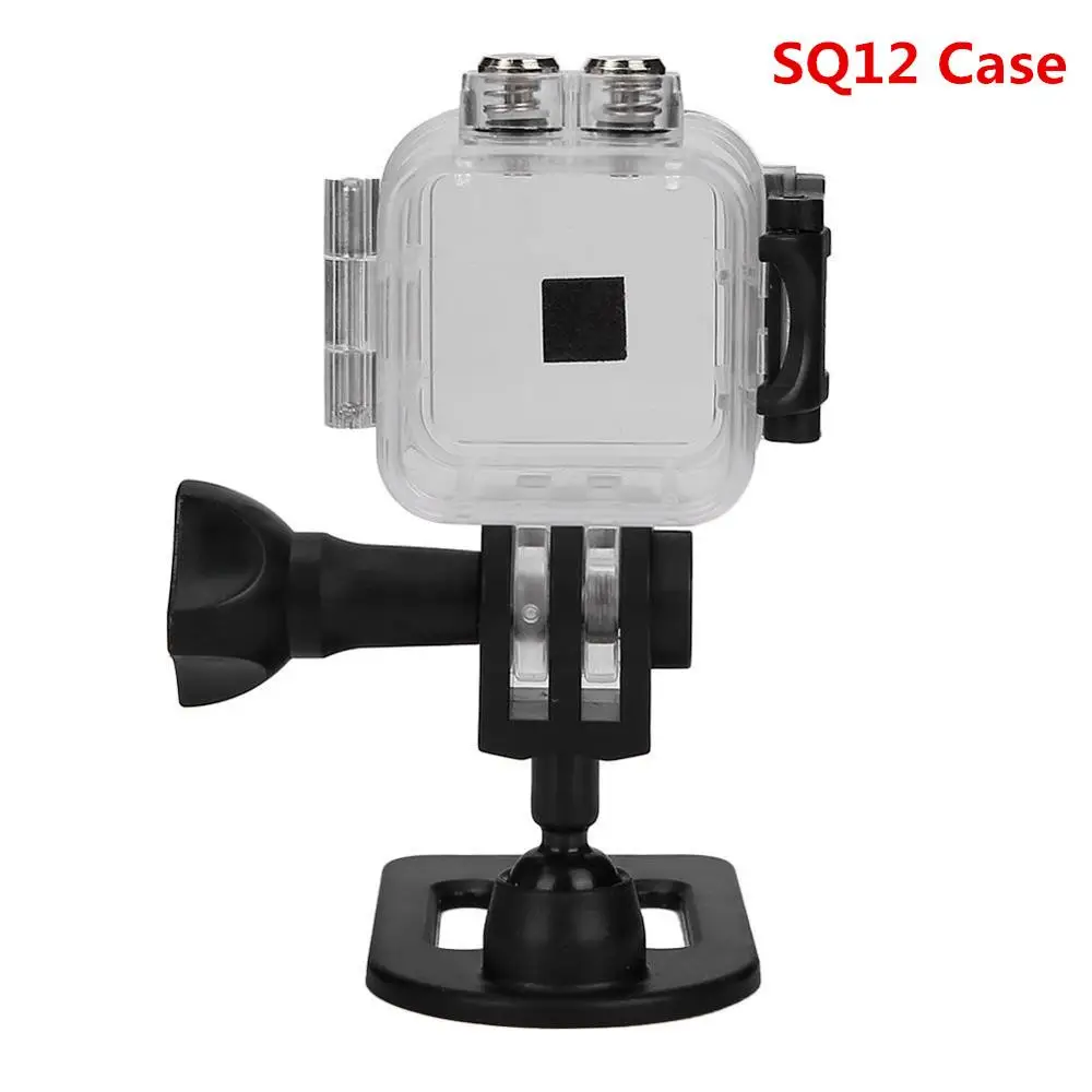 SQ8 SQ11 SQ12 SQ10 Smart Small Secret Micro Mini Camera Video Cam Night Wireless Body DVR DV Tiny Minicamera Microchamber - Цвет: SQ12Case