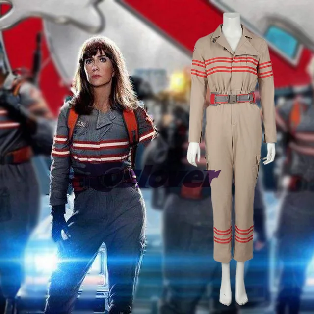 ghostbusters 3 womens ghostbusters movie deluxe costume jumpsuits untitled ghostbusters reboot cosplay adult halloween costume