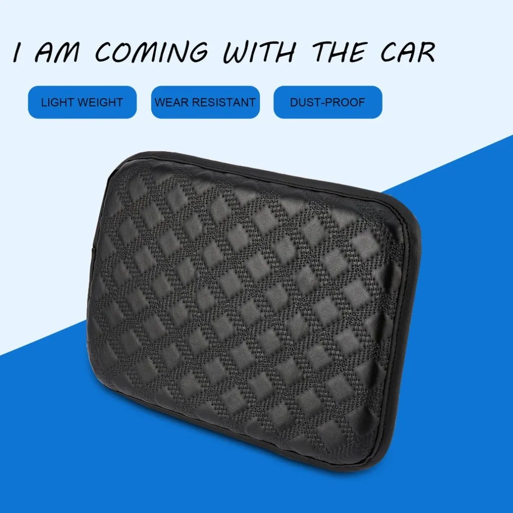 

Soft Lightweight Leather Car Armrest Pad Covers Universal Center Console Auto Arm Rest Seat Box Protection Cushion