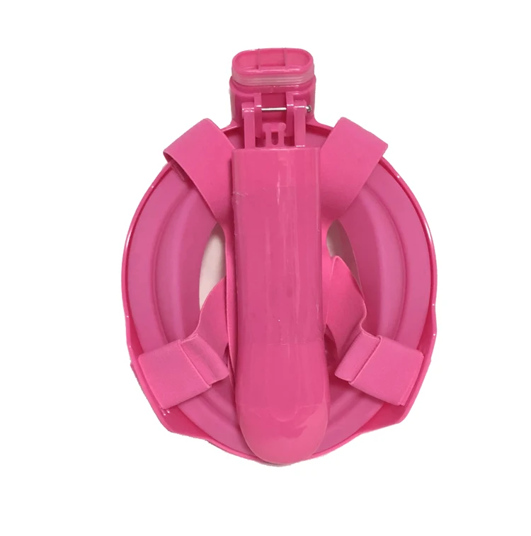 shiipping! дизайн дети свободное дыхание Подводное плавание маска с складная трубка и съемный камеры Монтаж держатель