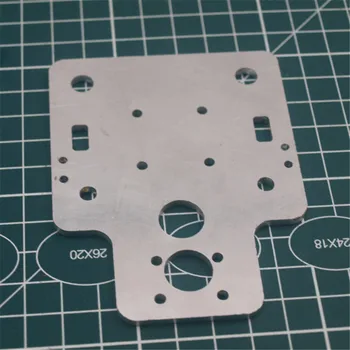 

1pcs aluminum alloy MGN12H single/double nozzle mount plate for upgrade HE3D EI3/Tarantula i3 3D printer dual extrusion