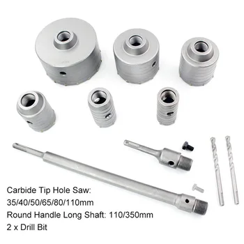 

10pcs New Dropship Drill Burrs Saw Drill Cup Cement Wall Milling Cutter Wall Drill Bit