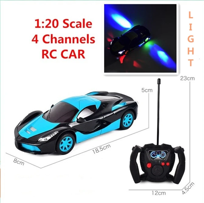 1 20 Scale Simulation Super Racing Cars With beautiful light font b Rc b font Speed