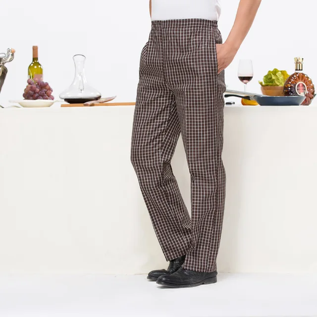 Food Service Trouser Hotel Restaurant Kitchen Chef Uniform Pants