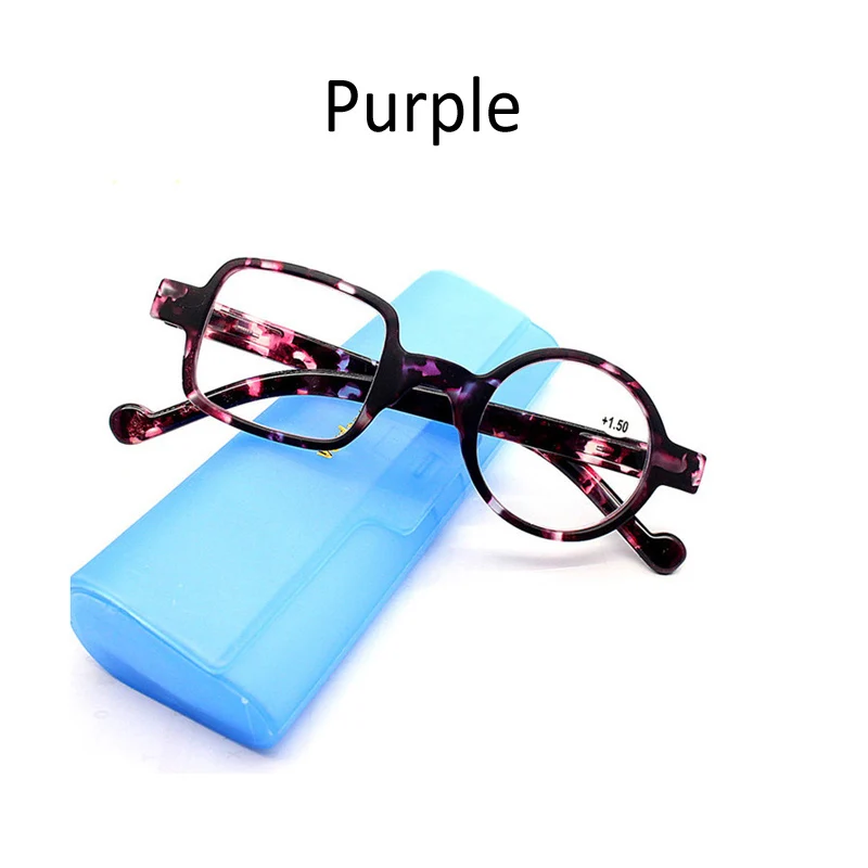 Zilead Ретро леопардовые Асимметричные круглые и квадратные очки для чтения женские и мужские очки для Пресбиопии очки для дальнозоркости для пожилых