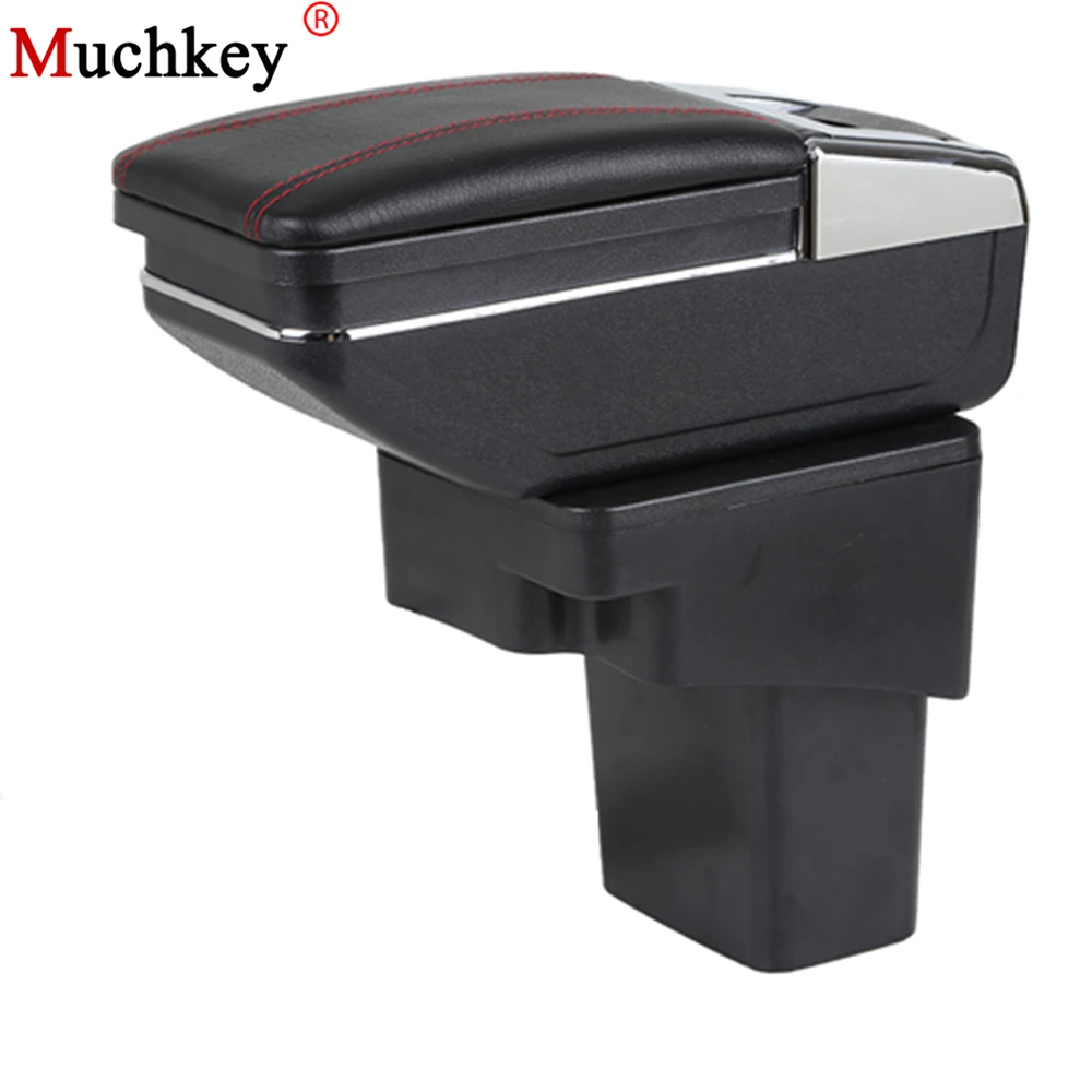 

For Hyundai Solaris Verna Grand Avega 2010 To 2016 Armrest Box Central Store Console Arm Content Box With Cup Holder Ashtray
