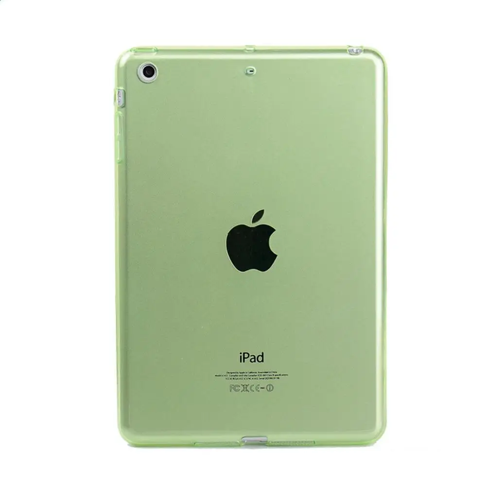Ультратонкий чехол для iPad mini чехол из мягкого ТПУ, прозрачный A1454 A1490 защитный чехол для iPad mini 1 mini 2 mini 3 Чехол - Цвет: Clear-Green