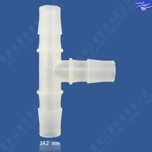 14,2 мм(9/1") тройник пластиковый патрубок, соединитель шланга, фитинги трубы