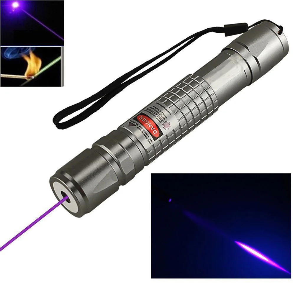 

High Power 405nm Blue Purple / Red / Green PowerPoint Demo Remote Laser Pointer Pen Projector Travel Outdoor Flashlight