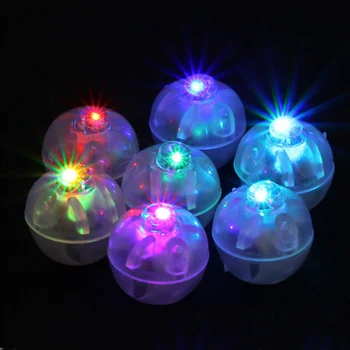

10Pcs/lot LED Light Up Balls Grow In The Dark Tumbler LED Balloon Lights Toys Mini Flash Lamps Toys For Children Christmas Party