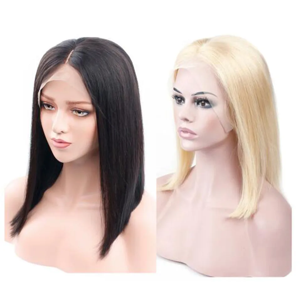 Blonde-Lace-Front-Wig-Brazilian-613-Short